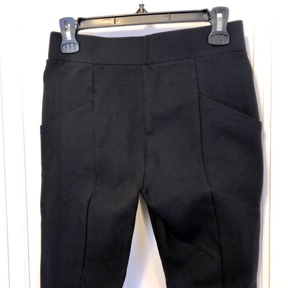Betabrand Zippered Journey Pants - Skinny-Leg - Black - Small Long - Picture 7 of 9